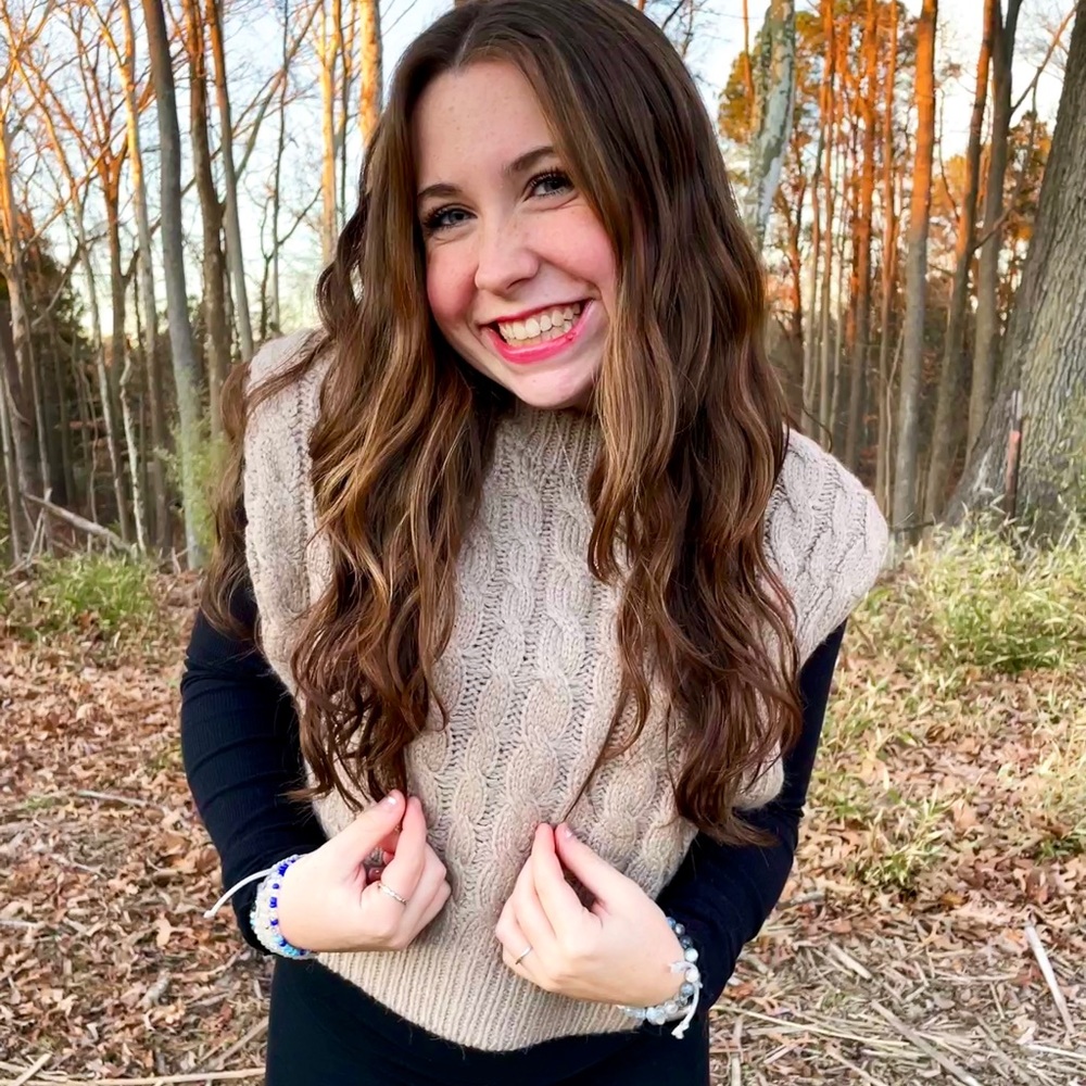 Cable Knit Sweater Vest